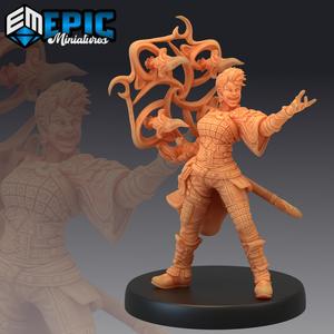 Guild Mage Dagger Magic / Elemental Warrior / Mystical Female Human / Air Handler
