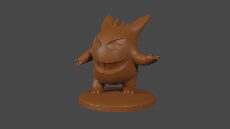 Pokemon inspired, Gengar Tabletop DnD miniature