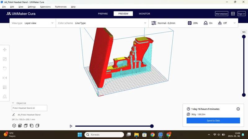 Pistol Headset Stand   