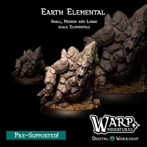 Earth Elemental - Small, Medium and Large