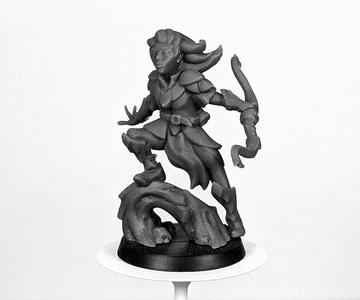 Wood Elf Ranger Miniature
