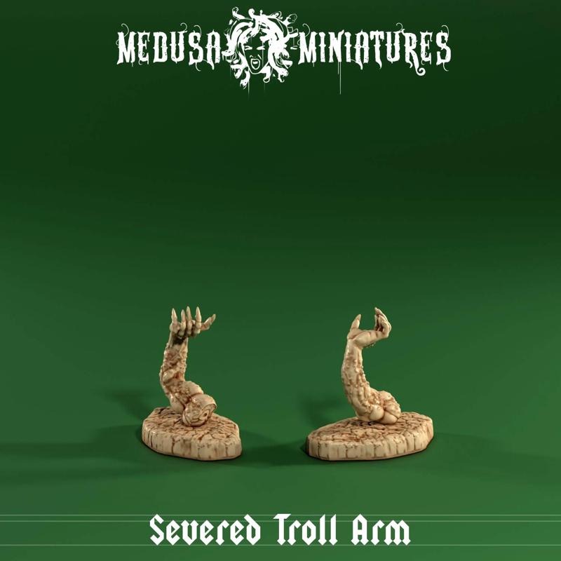 Severed Troll Arm | Hilariously Gruesome Terrain STL for Fantasy RPGs