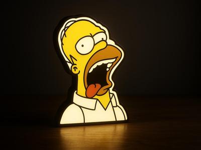 Homer Simpson Lightbox LED Lamp