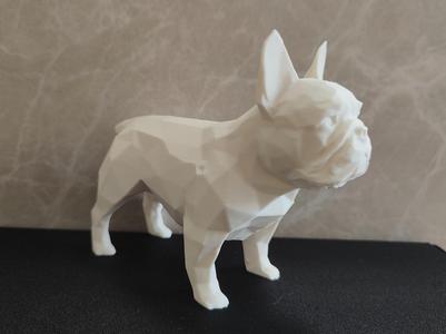 french bulldog im Low-Poly Dog 