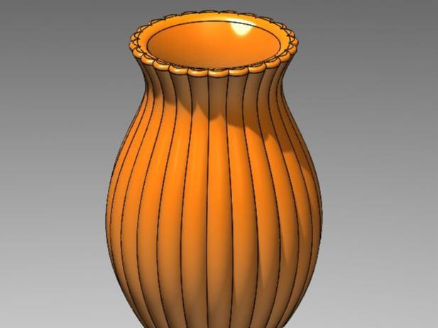 Vase Welle