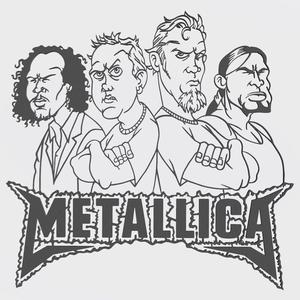 Metallica mini wall decal