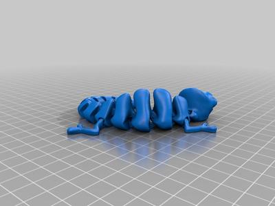 Wrapped Articulated Cameleon