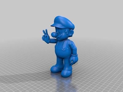 Mario with a flat ass