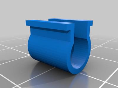 Clip holder wiring for aluminum profile 2020