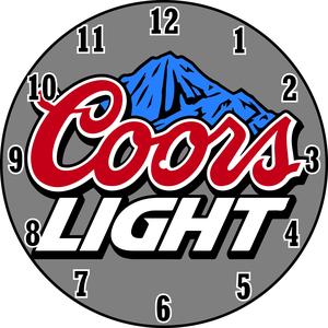 horloge coors light