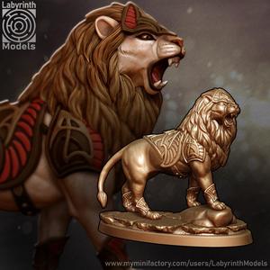 Sekhmet Lions - 32mm scale