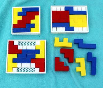 Nine Hexomino Puzzles