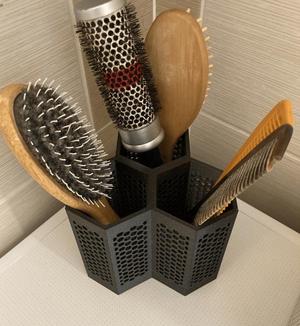 Container with hexa pattern