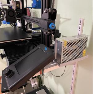 Profile 4040 Power Supply holder - 5V 12A - for OctoPI/LEDs