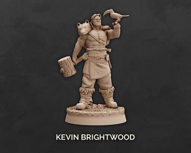 Kevin Bightwood - Half-orc Barbarian
