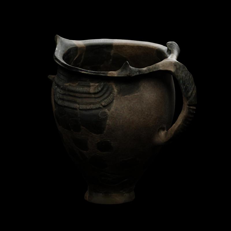 Pottery jug from the Final Bronze Age site (Luco-Meluno prehistoric culture) of Ciaslir del Monte Ozol (Trento, Italy)
