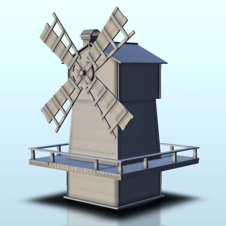 Wild West mill on platform - Six Gun Sound Desperado Old Chronicles Gunfight Gutshot Blackwater Gulch