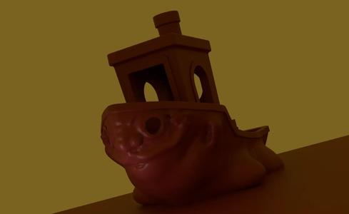 3d Benchy with a face   