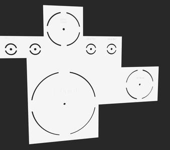 Geberit Bohrschablone WC toilet jig   