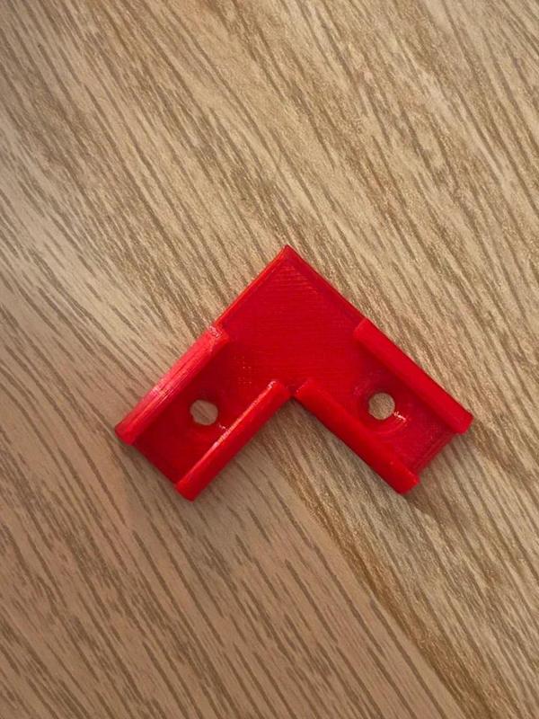 LED Strip Clip - right angle   