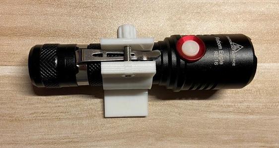 Hardhat Flashlight Clip