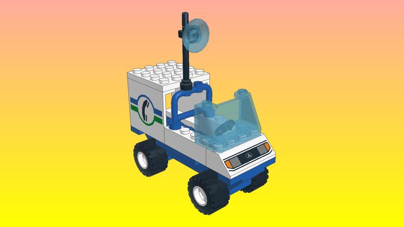 NotLego Lego Repairmans car Model 6422
