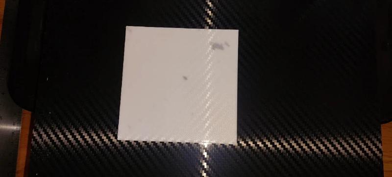 80x80x1mm Bed Texture Transfer Test   