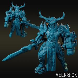 Oath of Preservation Paladin with Sword/Hammer and Shield (Male) (Pre-supported)