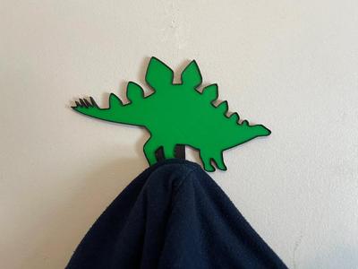 Stegosaurus - Dinosaur Coat/Key Hook   