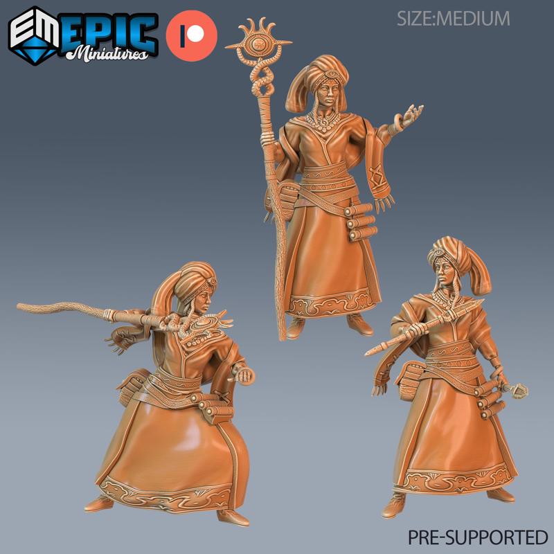 Tribe Seer Set / Female Utopian Mind Master / Southern Dream Weaver / African Nightmare Ruler