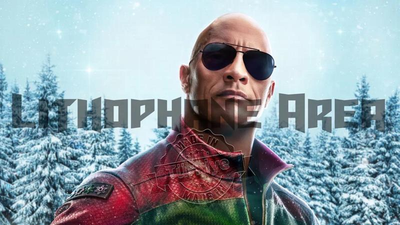 Red One Kırmızı Bir Movie Lithophane   