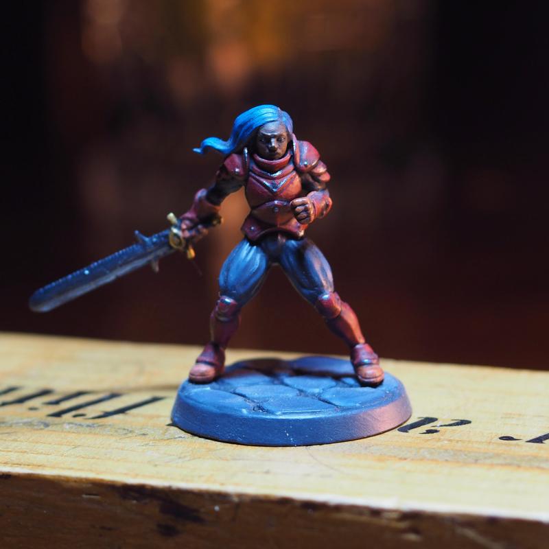 Female knight (unpainted)