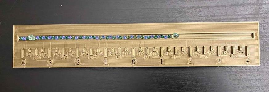 Straight Bracelet Ruler Organizer Planner 5mm Rounded Trough