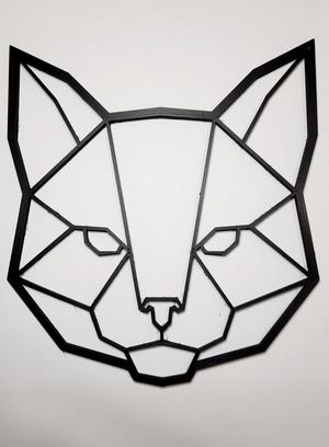 Geometric Cat Face