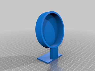 Led holder for lithophane