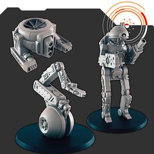 Sci-fi Factory and Repair Bots [Support-free]
