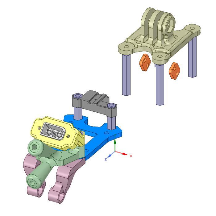 Apex Frame Walksnail Avatar HD VTX adapter