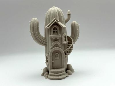 Cacti Fairy House