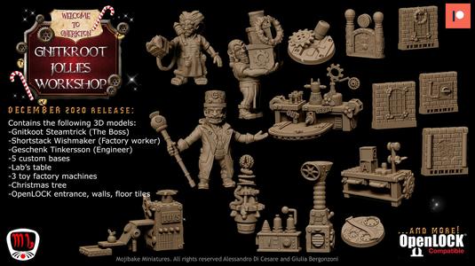  Gnitroot Jollie workshop  Complete set