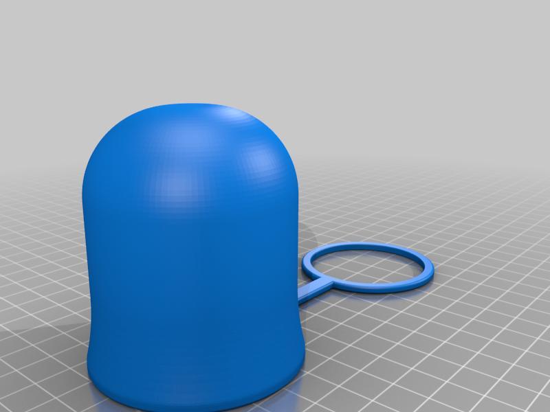 Anhängerkupplung - Haube mit Anhänger