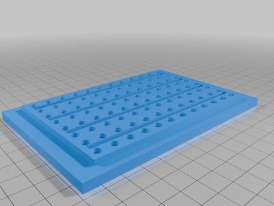 96 Well Plate Magnetic Rack, 12 Channel, Flat top