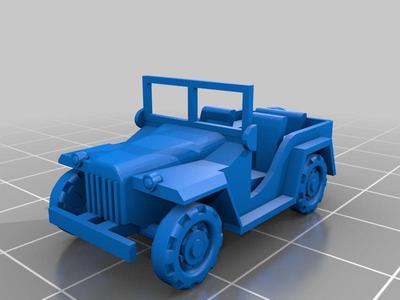 GAZ 67 1:100 Scale WW2 Russian Jeep