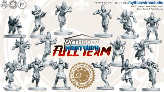 Hightouch Team 16 miniatures Fantasy Football 32mm