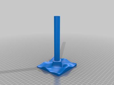 Wave Lamp Base with Electronics Housing