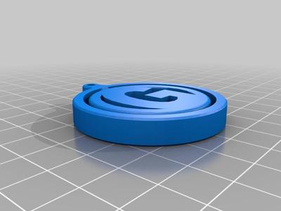 Articulating Keychain with the Letter G in it