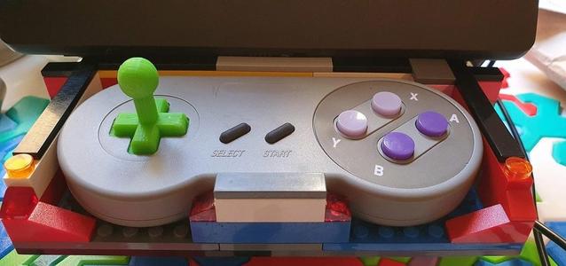 SNES gamepad clone MOD: Make the controller Keypad Arcade!