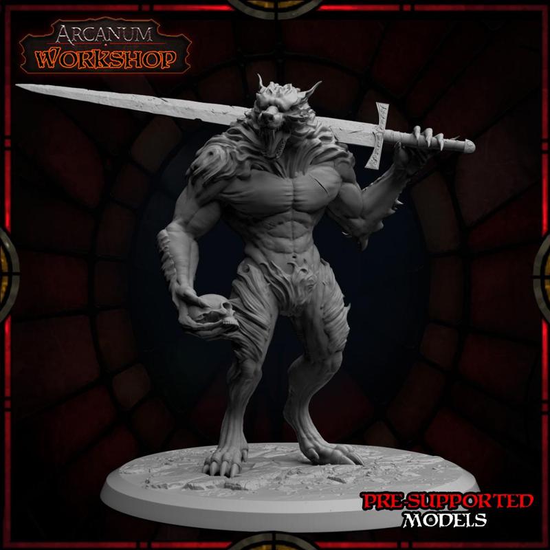 Werewolf cursed knight