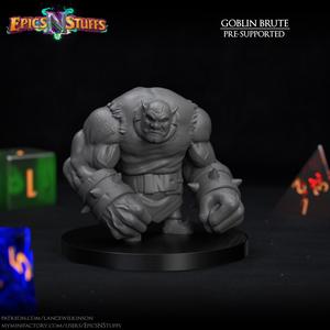 Goblin Brute Miniature - Pre-Supported