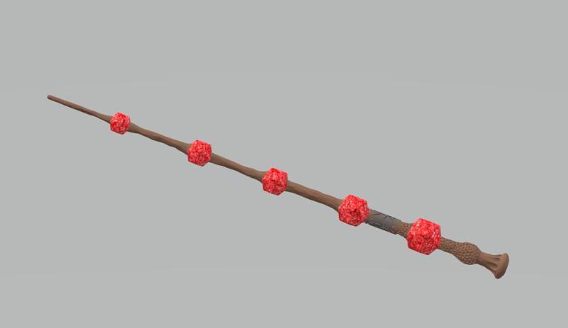 Eld20rwand, Elderwand with D20s