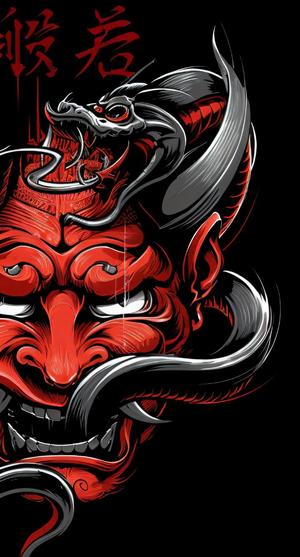 The Red Demon snake